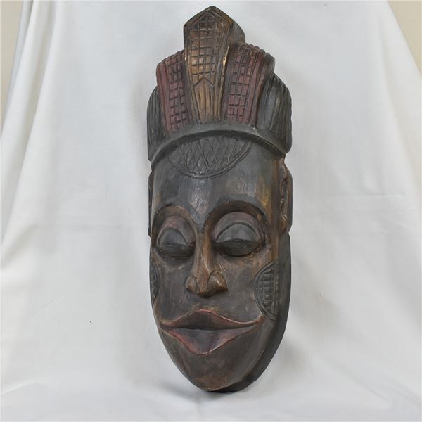 Large Indonesian Carved Wood Mask