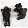Image 11 : 2 Historic Santa Clara Blackware Pottery Animals