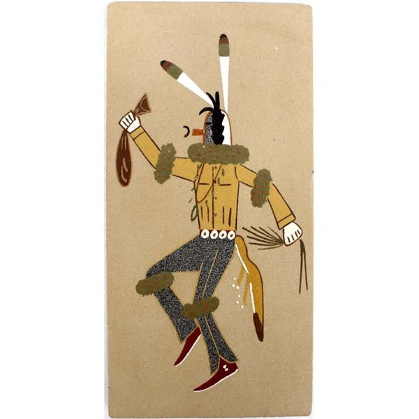 Navajo "Clown" Sand Painting by David Lee