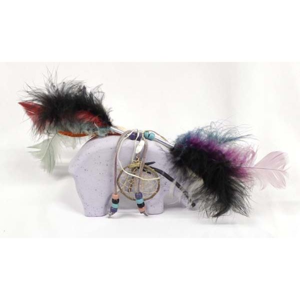 Ceramic Pottery Dreamcatcher Medicine Bear