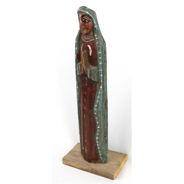 Vintage Guatamalan Carved Statue