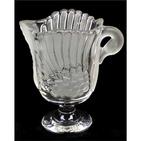 Vintage Mikasa Frosted Walther Crystal Pitcher