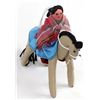 Image 4 : Navajo Cloth Doll on Horse by Ruth Apachito