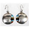 Image 1 : Zuni Sterling Silver Inlay Earrings