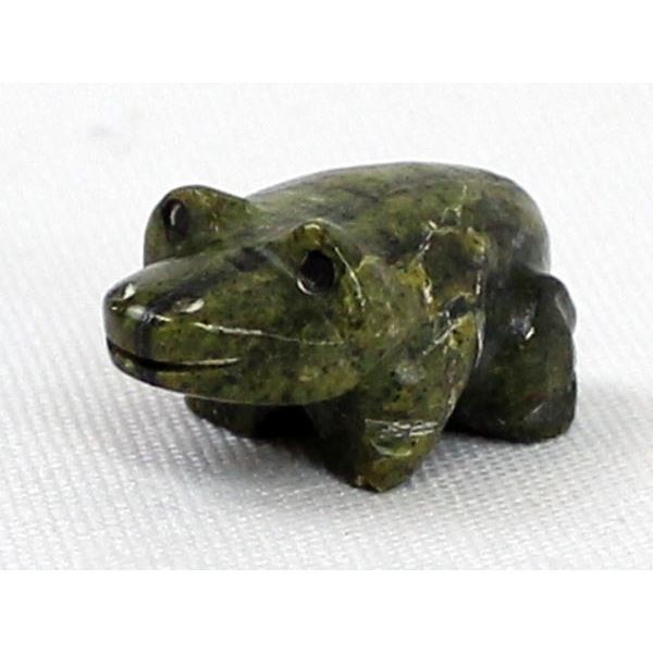 Native American Zuni Serpentine Frog Fetish