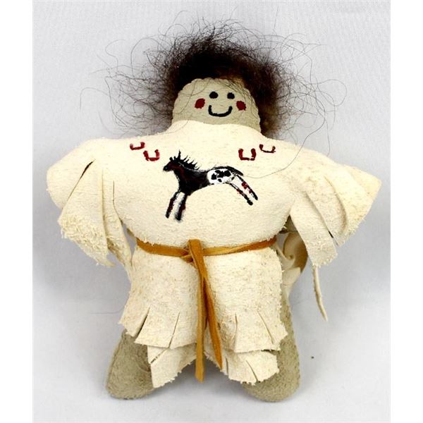 Northern Plains Indian Hide Doll by Mary Hanna