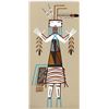 Image 2 : Navajo Holy Girl Sand Painting by Watchman 16x16"