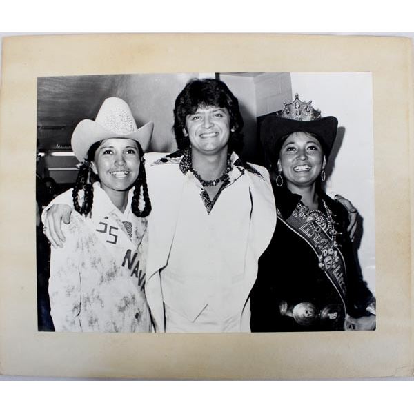 Vintage Photo of Country Singer Johnny Rodriguez