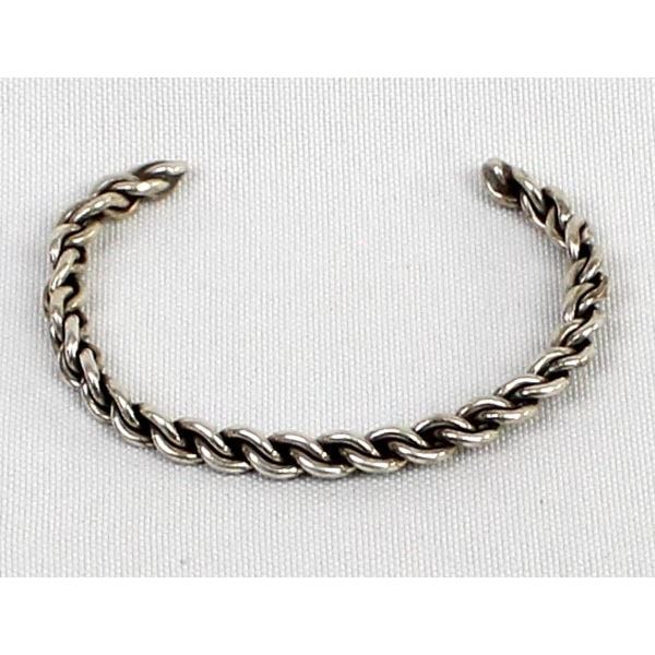 Vintage Navajo Sterling Silver Guard Bracelet