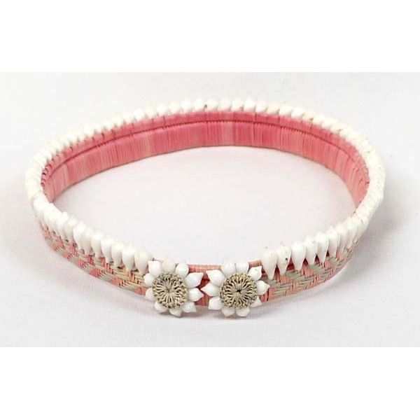 Marshall Islands Shell Flower Woven Headband