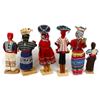 Image 9 : 6 South American Cloth Dolls
