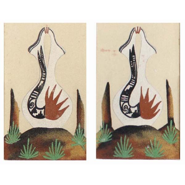 Two Native American Sand Paintings