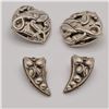 Image 1 : 2 Pair of Sterling Silver Earrings