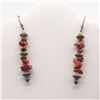 Image 1 : Navajo Sterling and Red Jasper Earrings