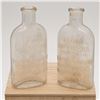 Image 1 : 2 Antique Edison Battery Oil Glass Bottles