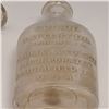 Image 3 : 2 Antique Edison Battery Oil Glass Bottles