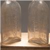 Image 6 : 2 Antique Edison Battery Oil Glass Bottles