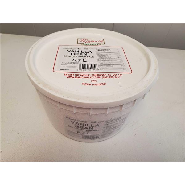 Vanilla Bean Gelato Artigianale 5.7L