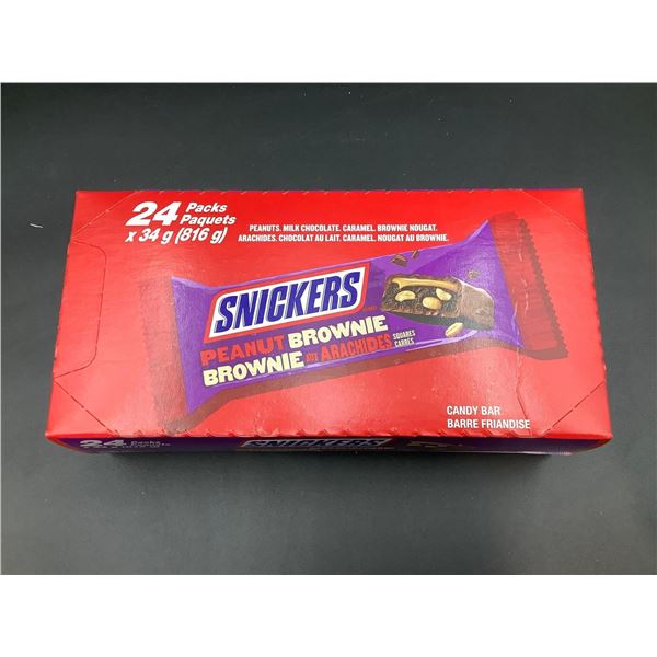 Snickers Peanut Brownie Candy Bar (24 x 34g)