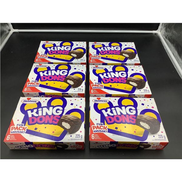 Hostess King Dons Cakes (6 x 225g)