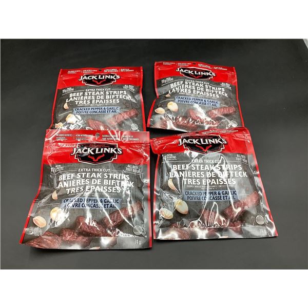 Jack Links Beef Steak Strips (4 x 74g)