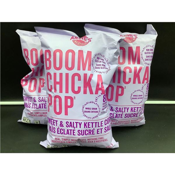 Boom Chicka Pop Sweet & Salty Kettle Popcorn (3 x 136g)