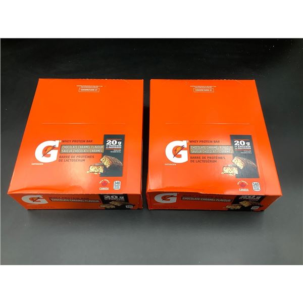 Gatorade Whey Protein Bars- Chocolate Caramel Flavour (2 x 12 x 50g)