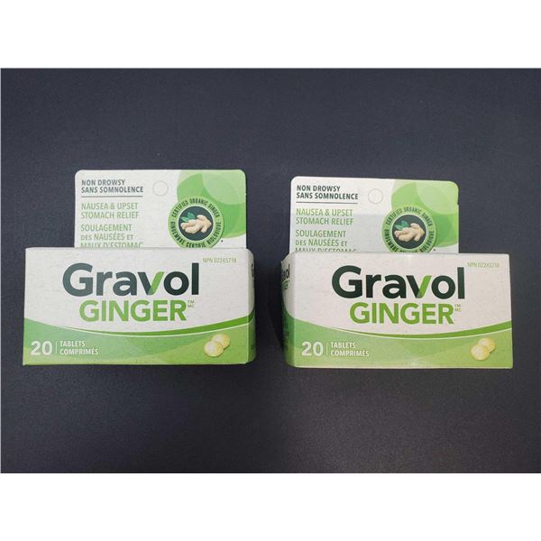 Gravol Ginger-Non Drowsy (2 x 20)