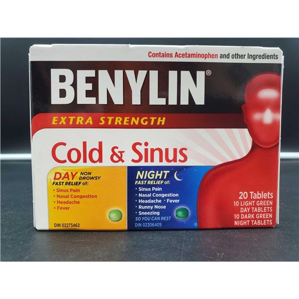 Benylin Extra Strength Cold & Sinus (20tbs)