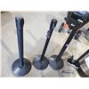 Image 2 : Lot of 3 Stanchin Crowd Barriers