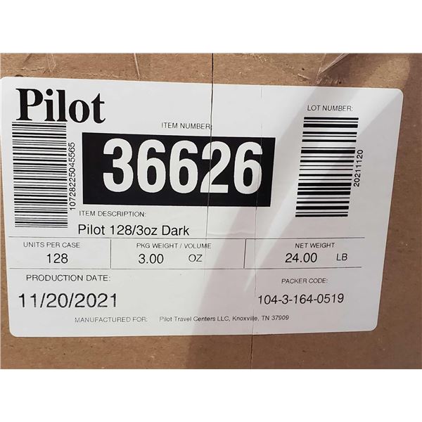 Pilot Dark Roast Coffee Grounds 128x3oz