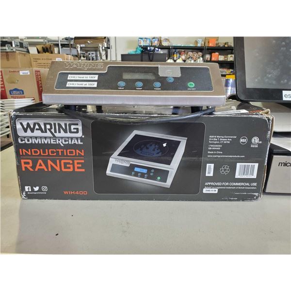 Waring Commercial Grade Electric Induction Range Single Burner