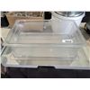 Image 1 : Lot of 2 Plastic Food Storage Boxes with Lid