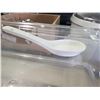 Image 1 : Box Lot of  Ceramic Wonton Spoons -approx 100