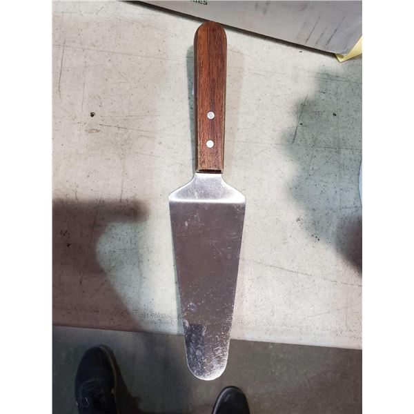 Lot of 30 assorted Wooden Handle and Stainless Steel Spatula for Pizza and Cake