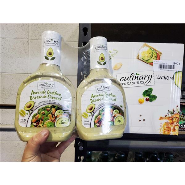 Culinary Treasures avocado Dresing Lot of 16 x 710ml