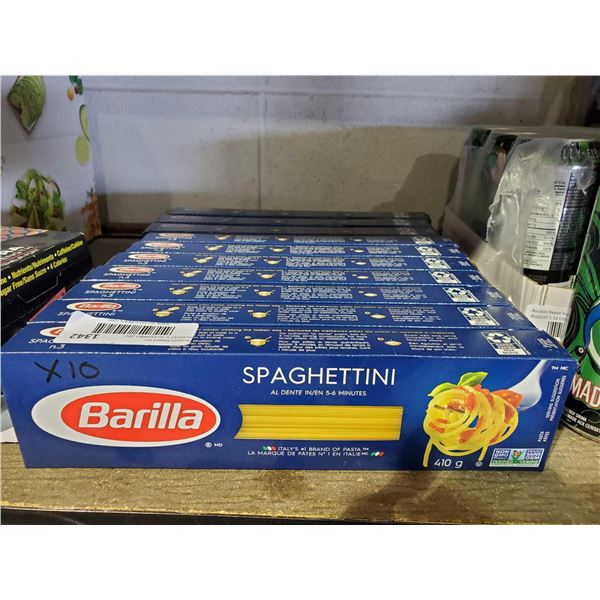 Barilla Spaghettini Case lot of 10 x 400g