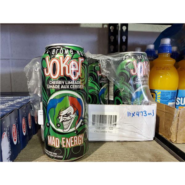 Joker Energy Drink Case lot of 11 x 473ml