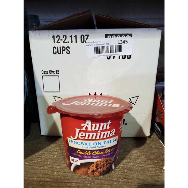 Aunt Jemima pancake on the go Cas lot of 12 x 2.0oz