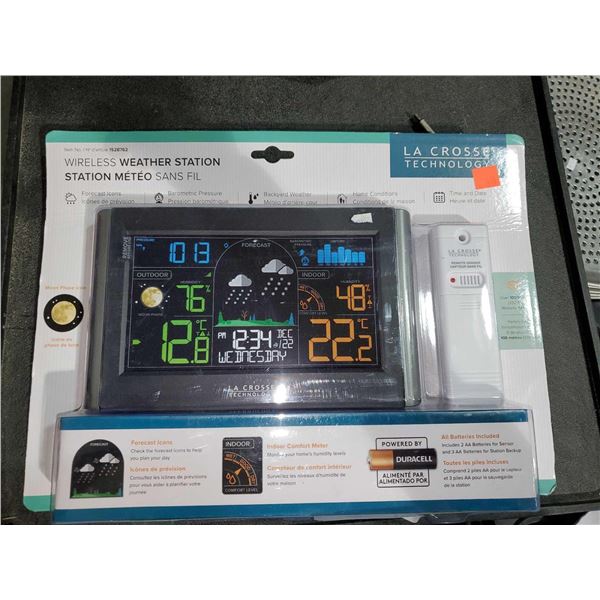NEW La Crosse wireless weather station