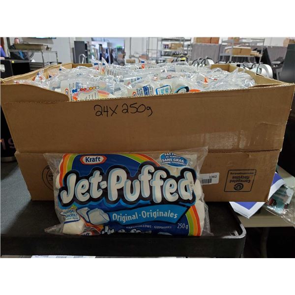 Jet Puffed Marshmellows Case lot of 24 x 250g