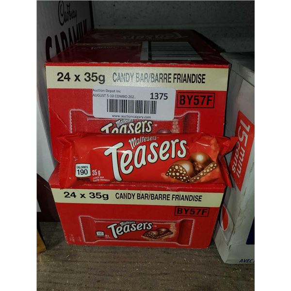 Malteaser Teaser Bars Case lot of 24 x 35g