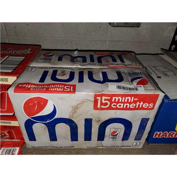 Pepsi Mini Double Case lot of 2 x 15