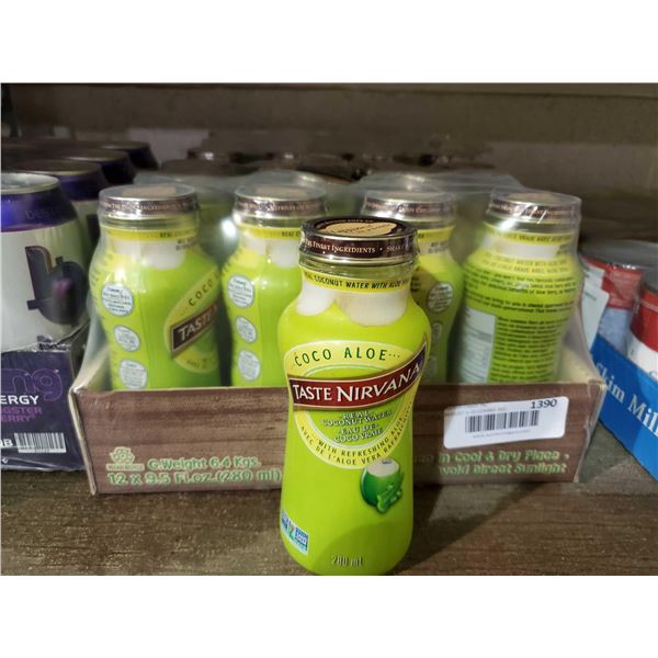 Taste Nirvana Aloe Drink case lot of 12 x 280ml