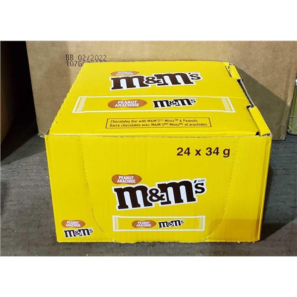 M&M Chocolate Bars case lot of 24 x 34g