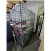 Image 4 : 4 Shelf metal mesh rack