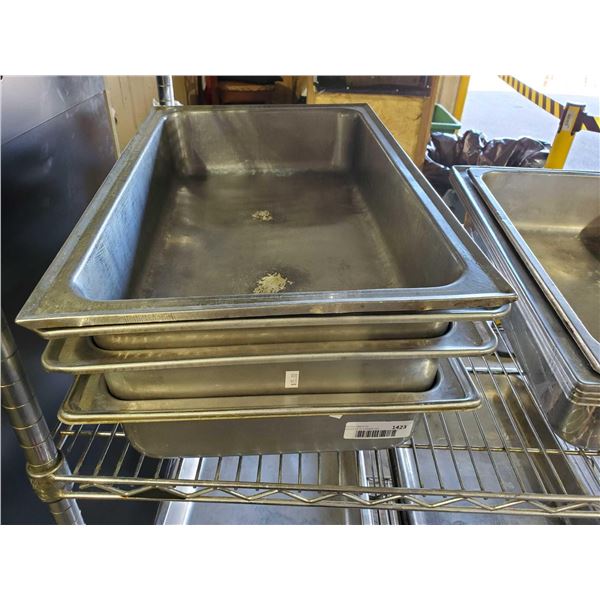 Deep Stainless Steel Insert Lot of 4