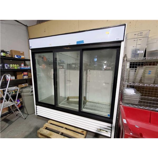 True Model GDM-69 Triple Sliding Glass Door Cooler Reach in Style