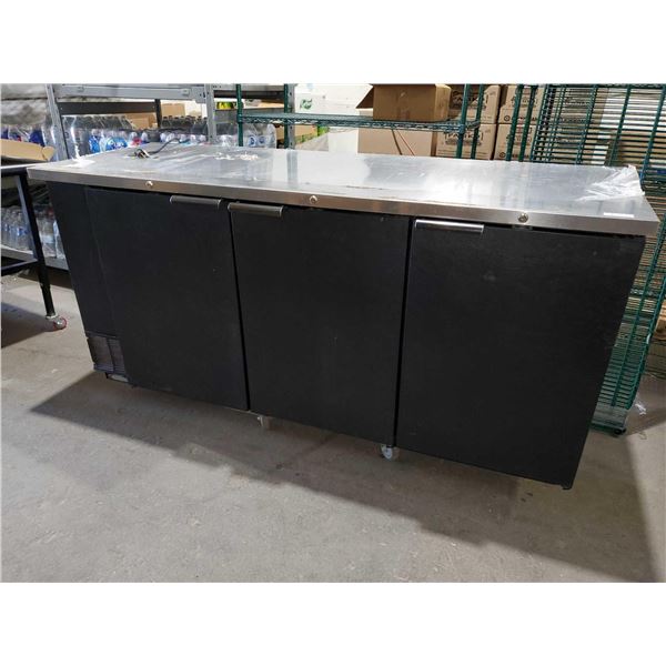 Beverage Air Model BB78 Triple Door Stainless Steel Top Back bar Cooler