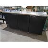 Image 1 : Beverage Air Model BB78 Triple Door Stainless Steel Top Back bar Cooler